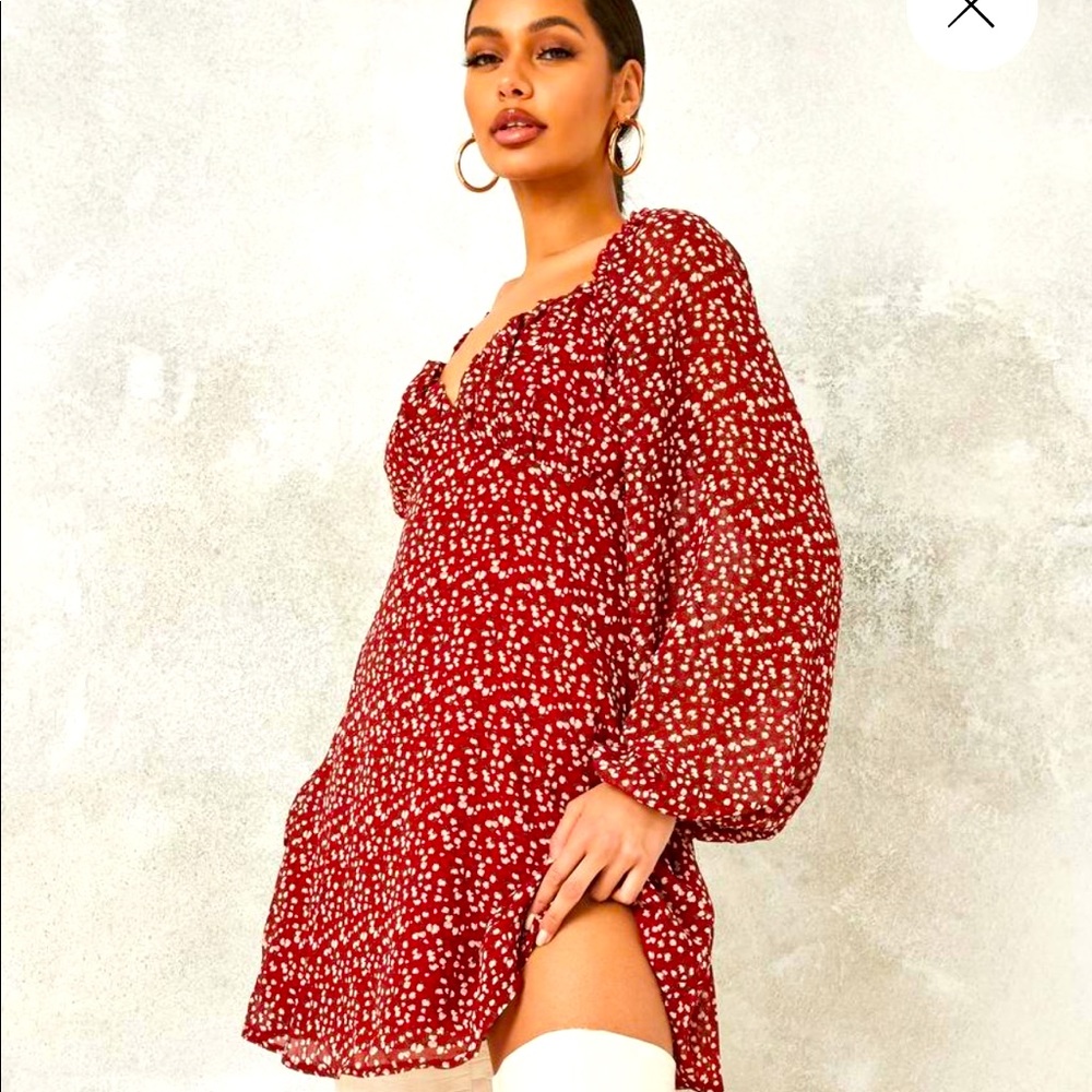 BRAND NEW Missguided Floral Mini Dress